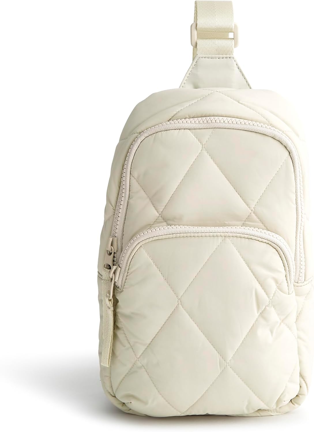 Vera Bradley Women's Featherweight Lorman Sling Backpack, Pumice Stone, One Size