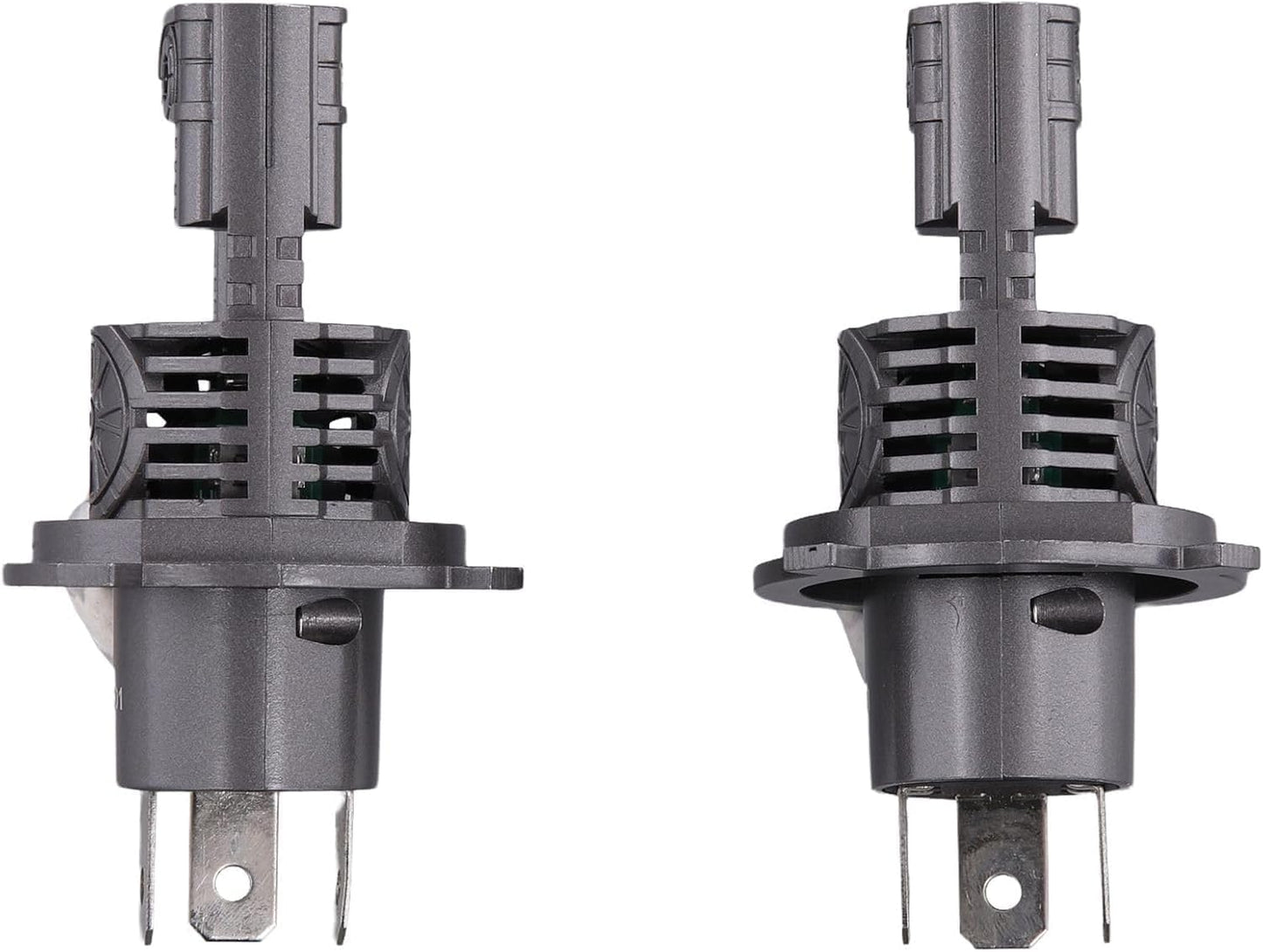 Latest H4/9003/HB2 Bulbs, 50,000LM Brightness Hi/Low Beam, 6500K Cool White, 1:1 Halogen Size Automotive Replacement H4 9003 Fog Lights, Plug-N-Play, IP68 Waterproof, Pack of 2