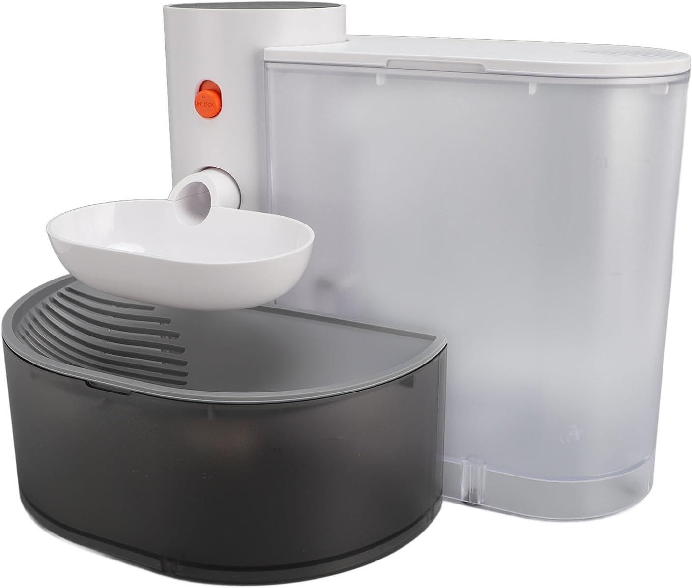 ZJchao Automatic Smart Cat Water Dispenser Self Pouring Rechargeable for Multiple Cats and Dogs 3L Capacity Ideal for Families with Several Pets