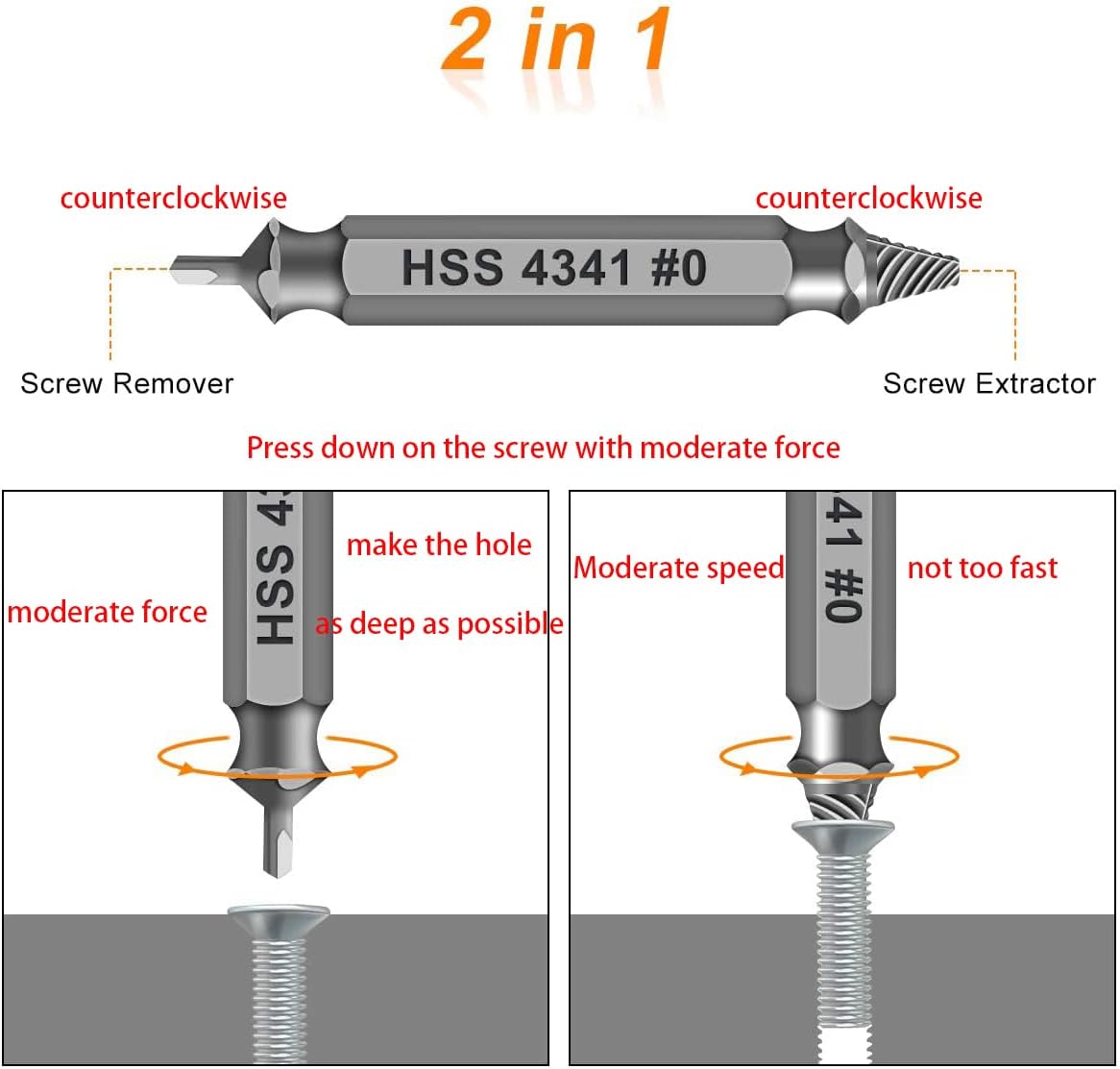 Gifts for Men,Damaged Screw Extractor Set,Fathers Day Gifts for Dad from Daughter Son,Mens Gifts for Dad,Husband,Stripped Screws Nuts & Bolts Drill Bit Tools for Easy Removal of Rusty Broken Screw