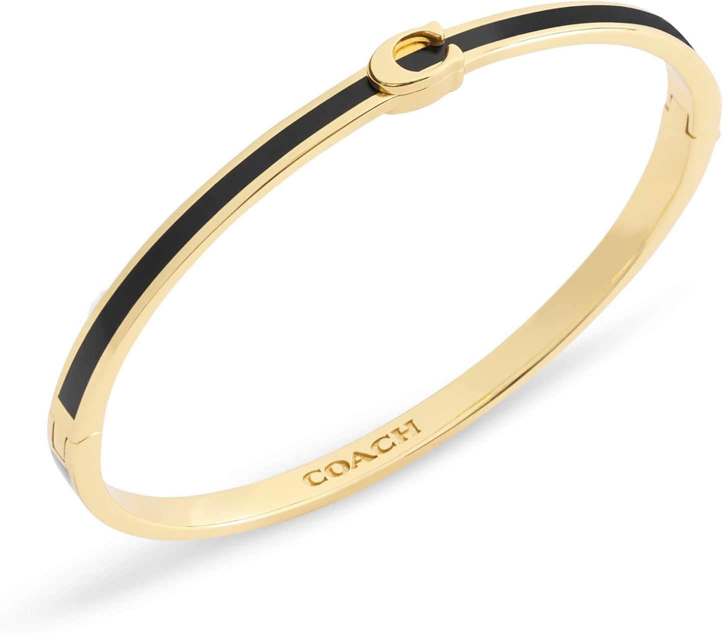 COACH Jewelry Women's Signature C Enamel Bangle Bracelet