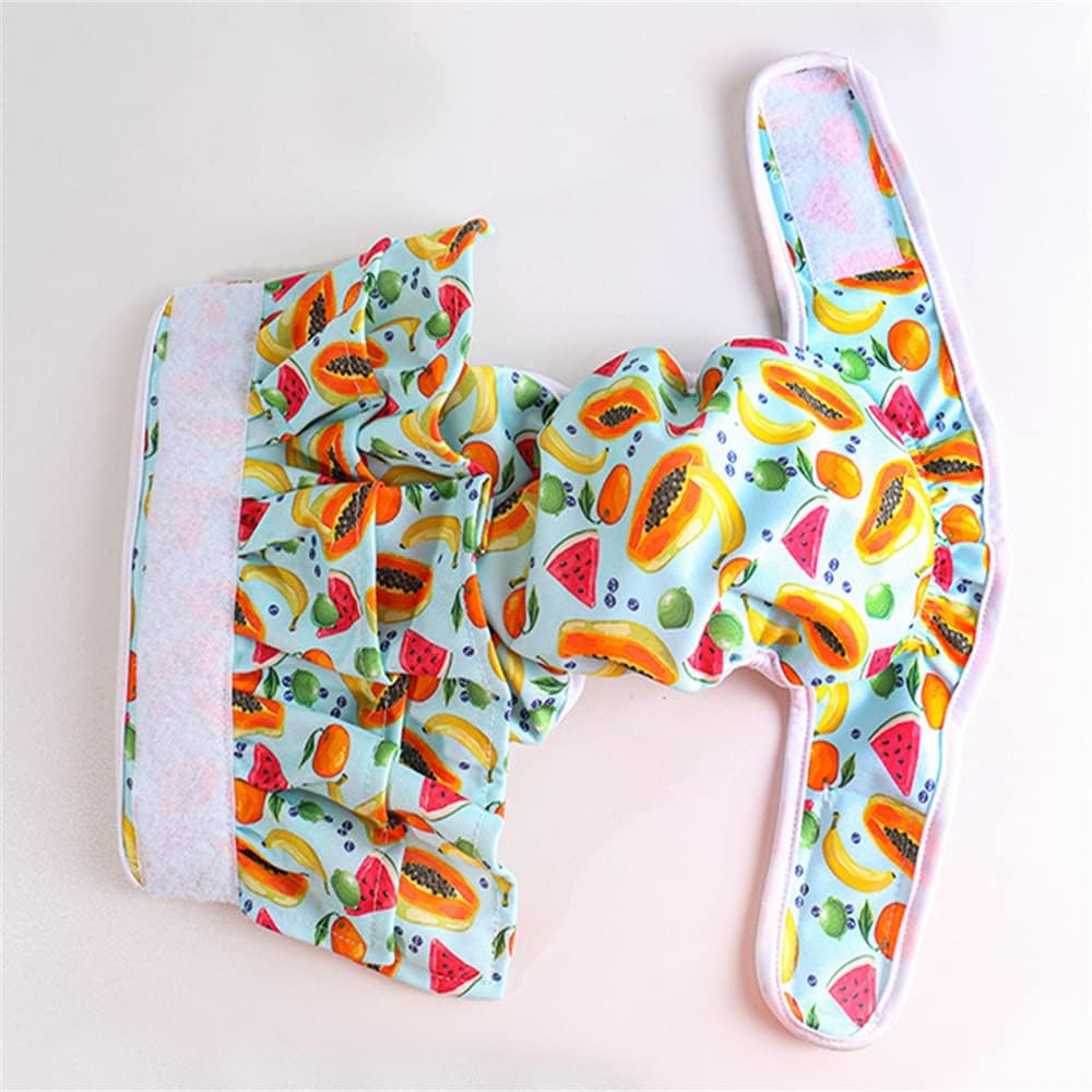 Dog Diapers 3 Pack Pet Diapers for Female Dogs Washable Dog Panties Diaper Skirt Dog Dresses for Girl Dogs Diapers in Period