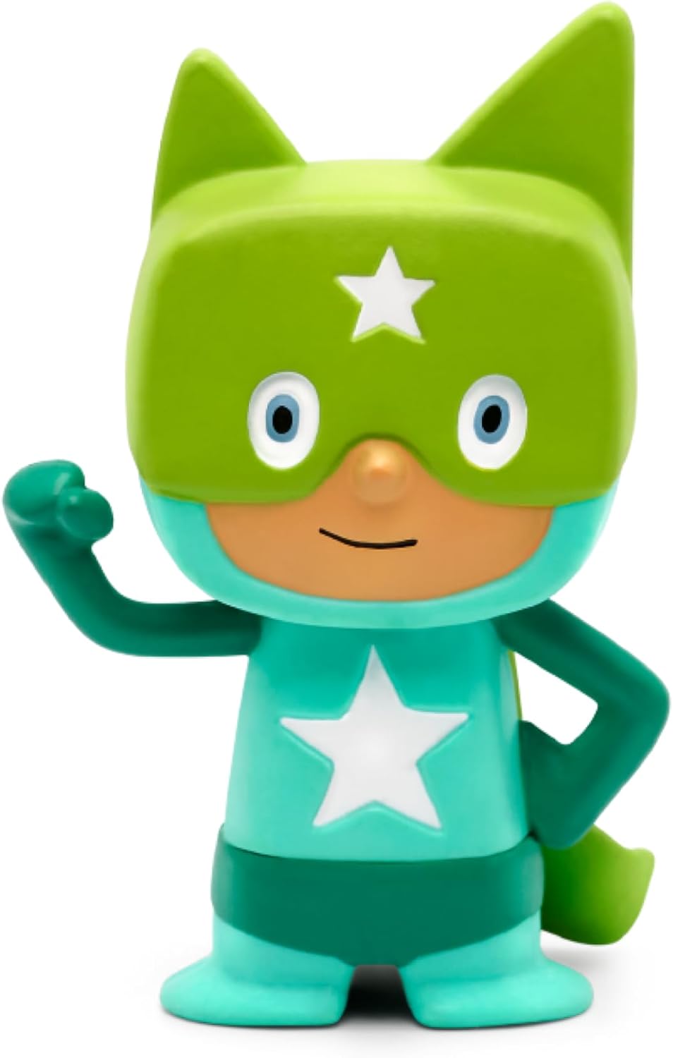 Tonies Superhero Creative Toy Figurine - Record and Upload up to 90 Minutes of Your Own Stories and Songs - Turquoise/Green