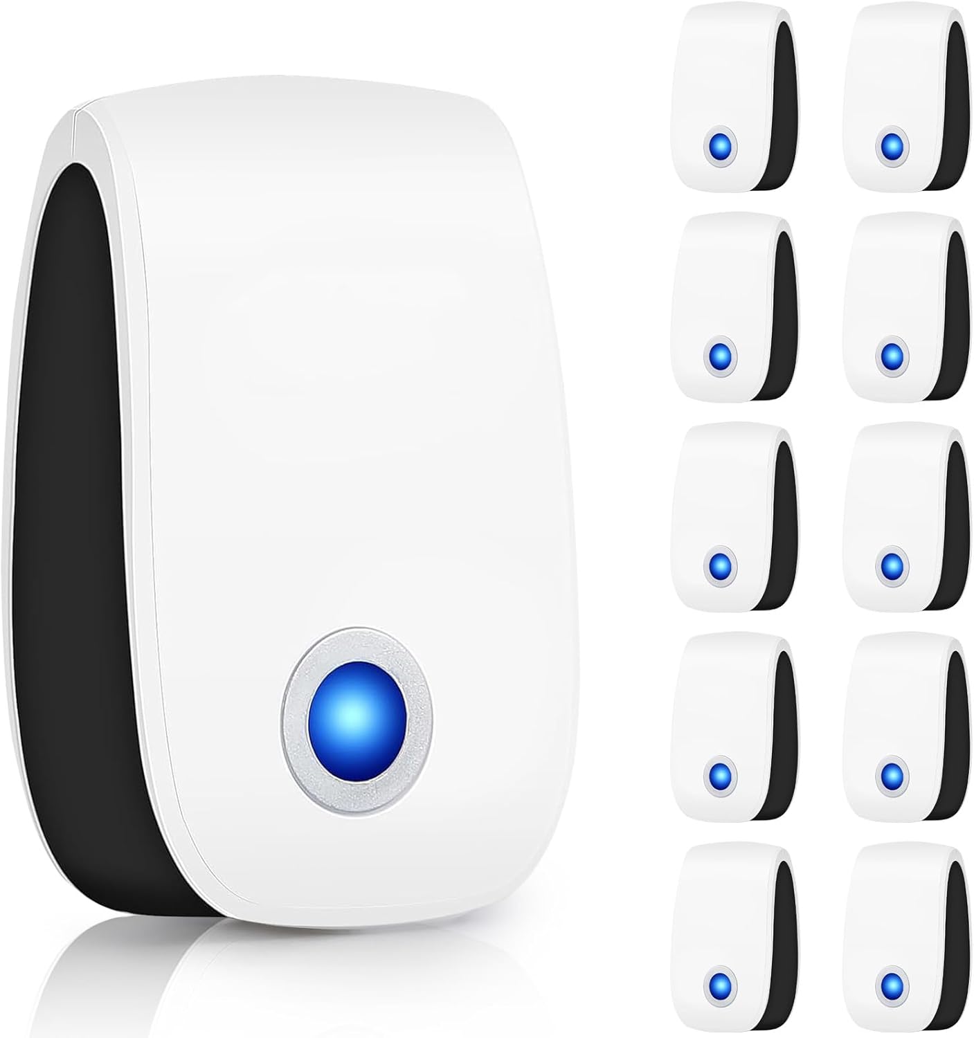 2026 Electronic Ultrasonic Pest Control Repeller Plug in for Roach Rodent Mouse Spider Bugs, Upgraded Mouse Repellent Ultrasonic Plug in Mice Repellent Indoor for Home, Office, Kitchen(10Pack)
