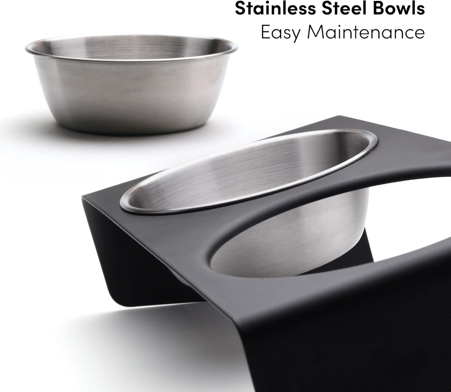 Elevated Pet Bowl, for Cats and Small Dogs