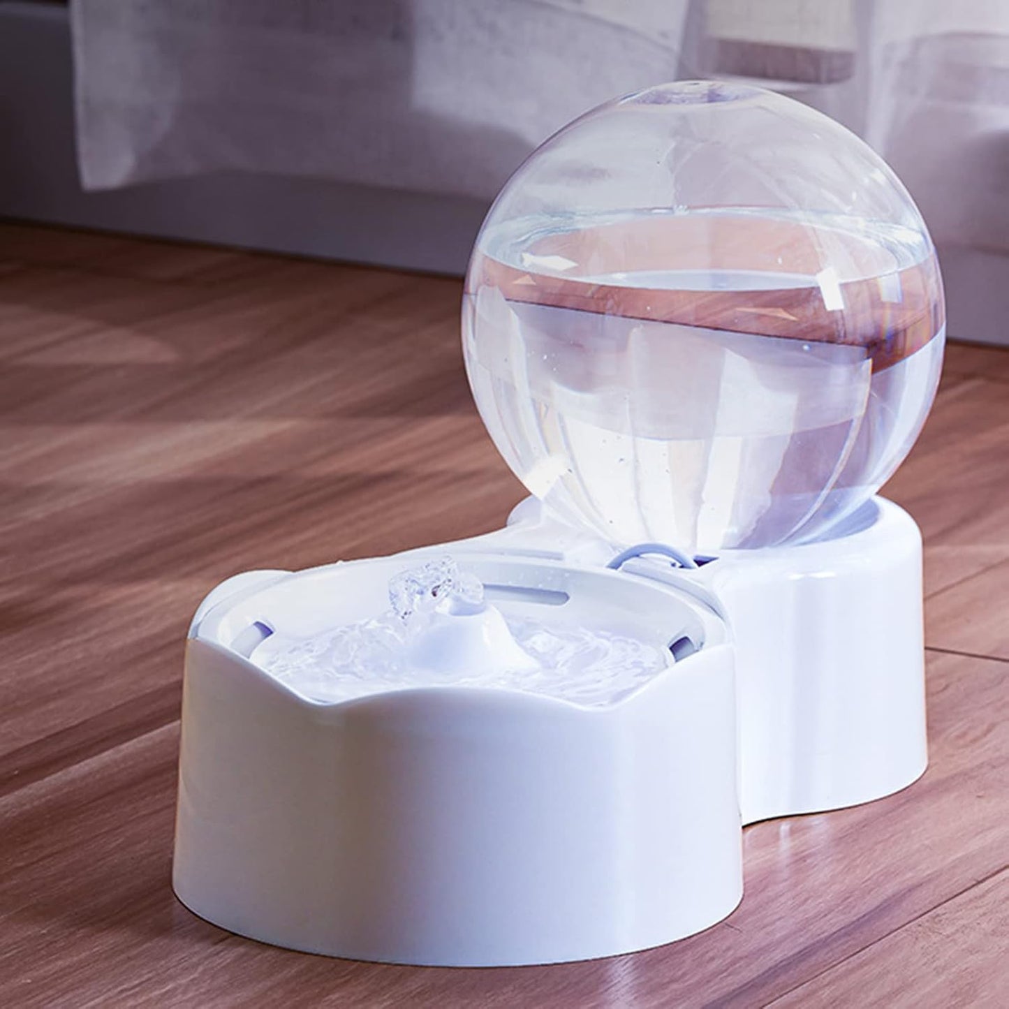 Cats Water Fountain Automatic Pet Drinking Bowl Quiet Water Dispenser 2300ml Large Water Capacity Filter Pad Filtration