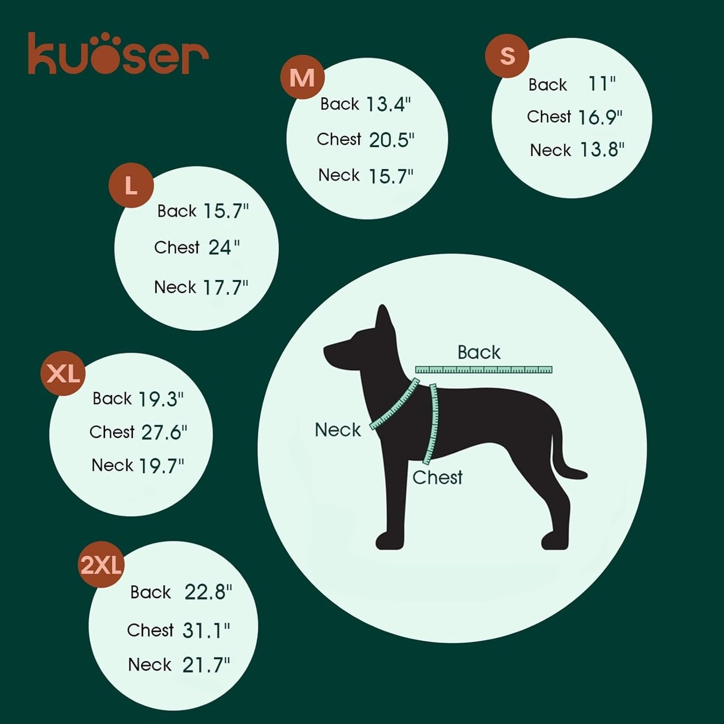 Kuoser Dog Cooling Vest, Pet Cooler Coat, Breathable Doggie Cool Jackets for Medium Dogs, Reflective Cooling Harness, Puppy Summer Essentials Pink M