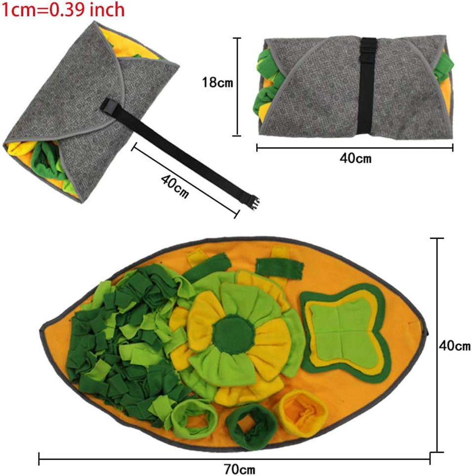Pet Dog Snuffle Mat Nose Smell Training Blanket Sniffing Pad Slow Feeding Bowl Food Dispenser Carpet Relieve Stress
