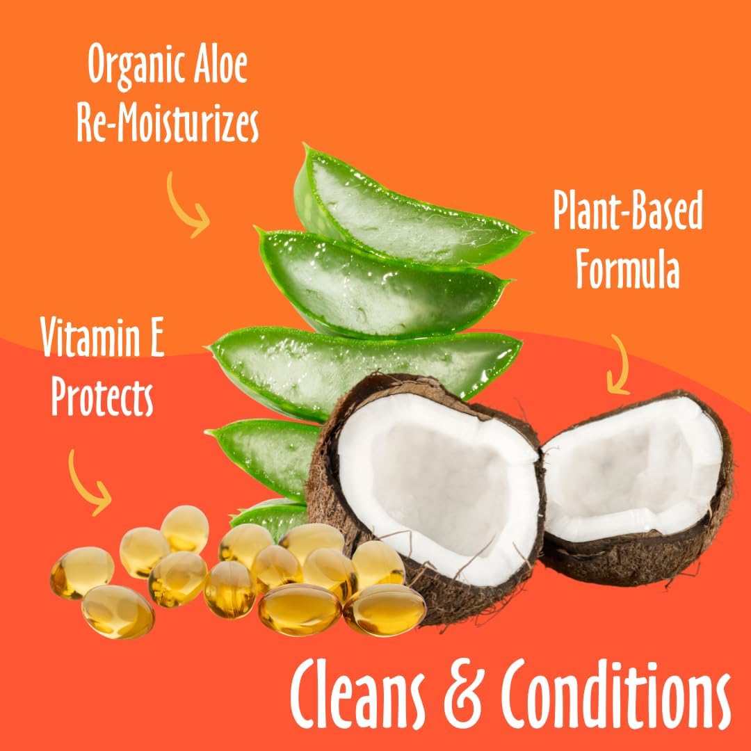 earthbath, Mango Tango 2-in-1 Conditioning Shampoo & Spritz - Cruelty Free Dog Shampoo and Conditioner, Made in USA, Gentle Dog Conditioner, Best Puppy Shampoo & Puppy Supplies, Dog Wash - (1 Set)