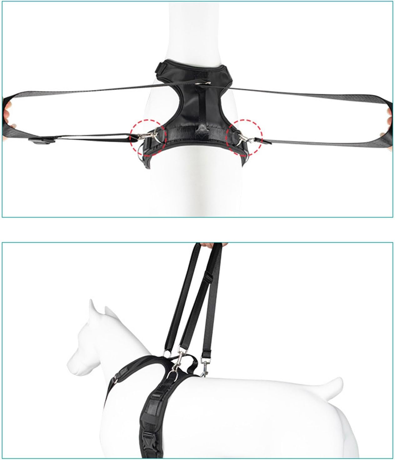 Dog Lift Harness for Large Dogs Slings for Front Rear Dog Leg Support Slings Harness for Elderly Injured Disabled Dogs
