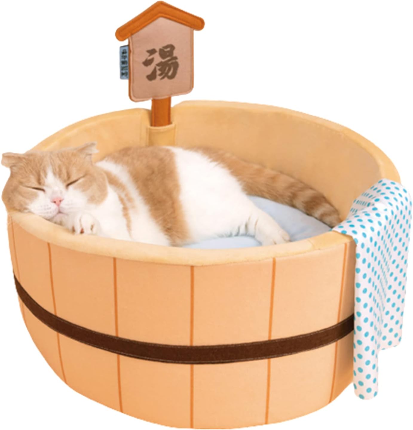 Hot Spring Soup Bathing Dress Up Cat Kennel Dog Kennel Removable and Washable Autumn and Winter Warm Pet Thick Sponge Deep Sleep Non-Slip Mat