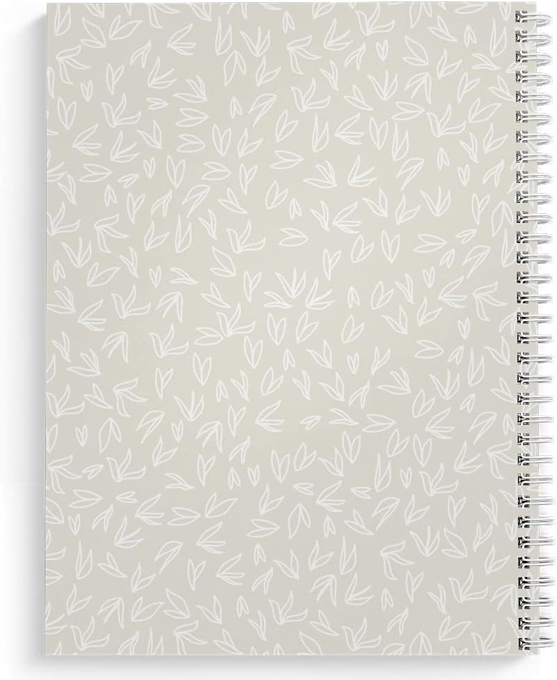 Gotcha Covered Notebooks Softcover Everything Is Fine 8.5" x 11" Snarky Spiral Notebook/Journal, 120 Daily Planner Pages, Durable Gloss Laminated Cover, White Wire-o Spiral. Made in the USA