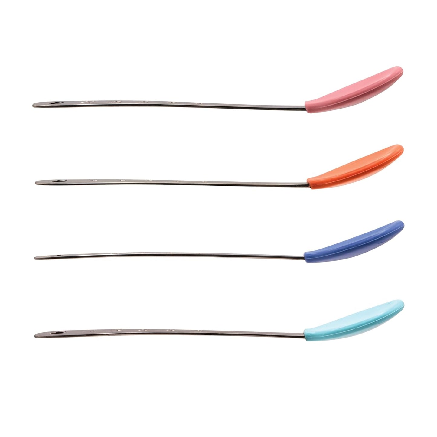 Nuby 2-in-1 Hot Safe Feeding Spoons - (4-Pack) Baby Spoons for Safe Feeding - 4+ Months