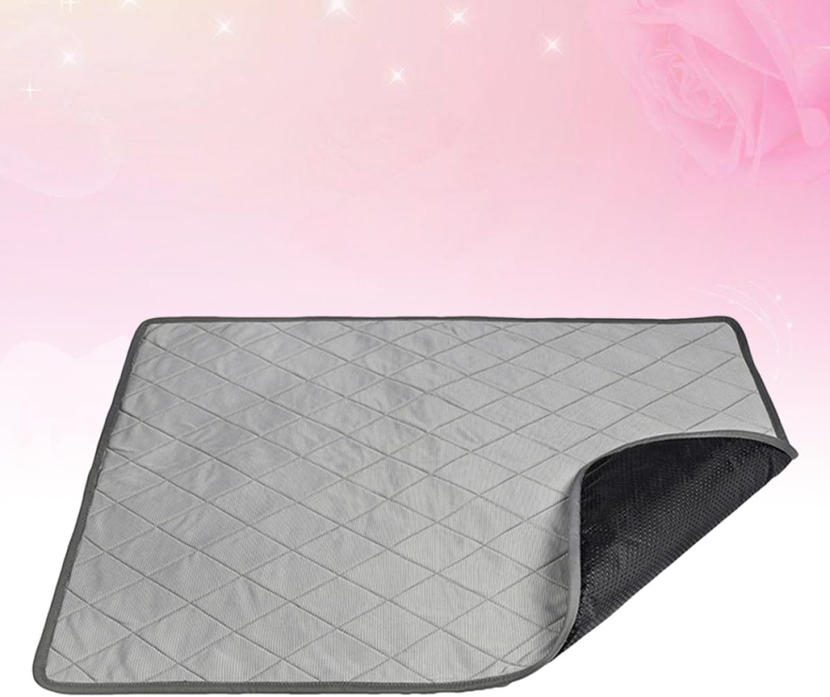 PRETYZOOM Pet Cooling Pad Dog Urine Mat Fast Drying Absorbent Non-Slip Washable Large Size Summer Cooling Bed Mat for Indoor Use