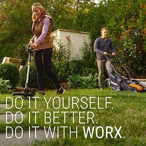 WORX Trivac 3 in 1 Electric Leaf Blower for Lawn Care, Leaf Vacuum with 350 CFM & 210 MPH, Leaf Mulcher with Metal Impeller, WG505