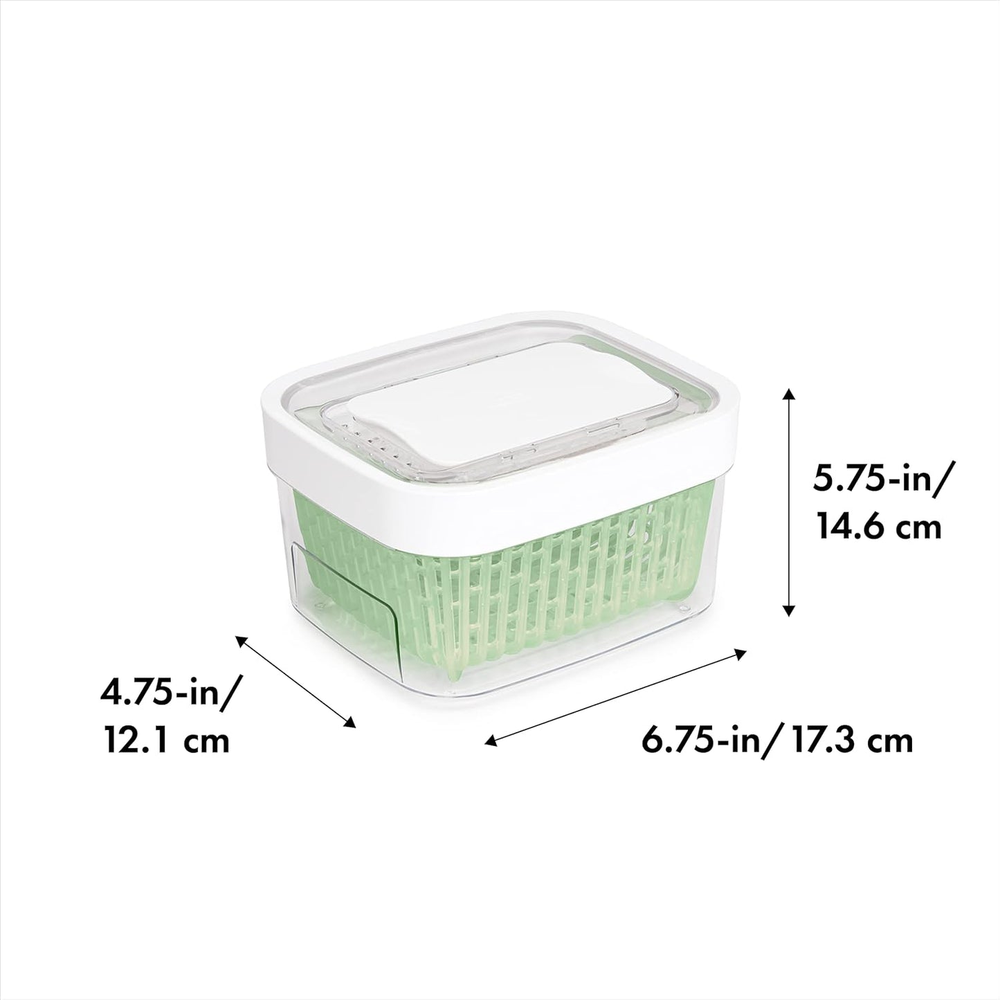 OXO, Good Grips Storage Container, White, 1.6 Quart