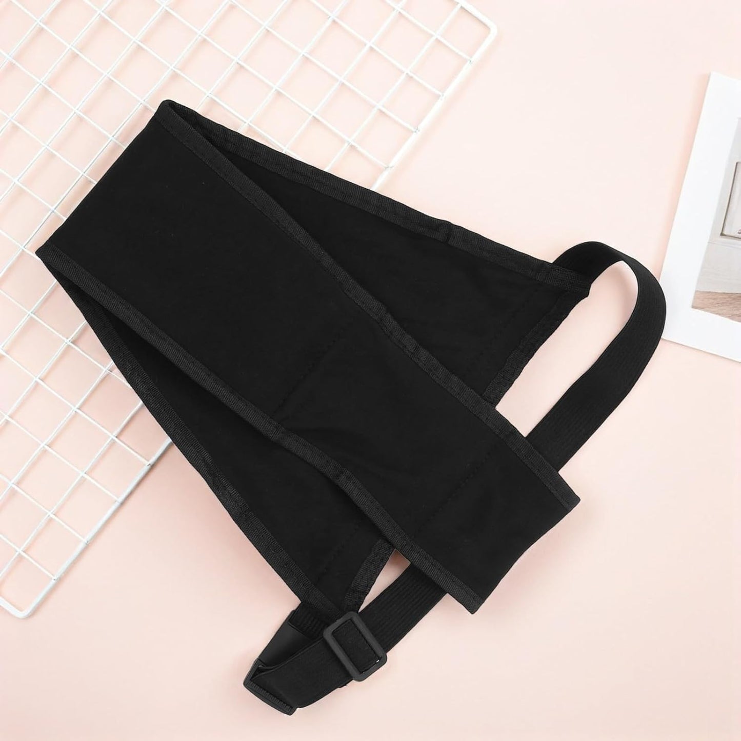 Milisten Female Dog Period Diapers Washable Reusable Puppy Dog Underwear with 3 Cotton Pads Black 2XL+XXL Breathable Protective Pet Pants for Heat Cycle and Incontinence