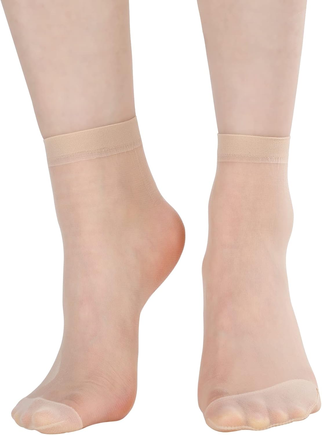 Bencailor 24 Pairs Women's Sheer Ankle Socks Thin Nylon Socks for Women Transparent High Hosiery Stockings for Women