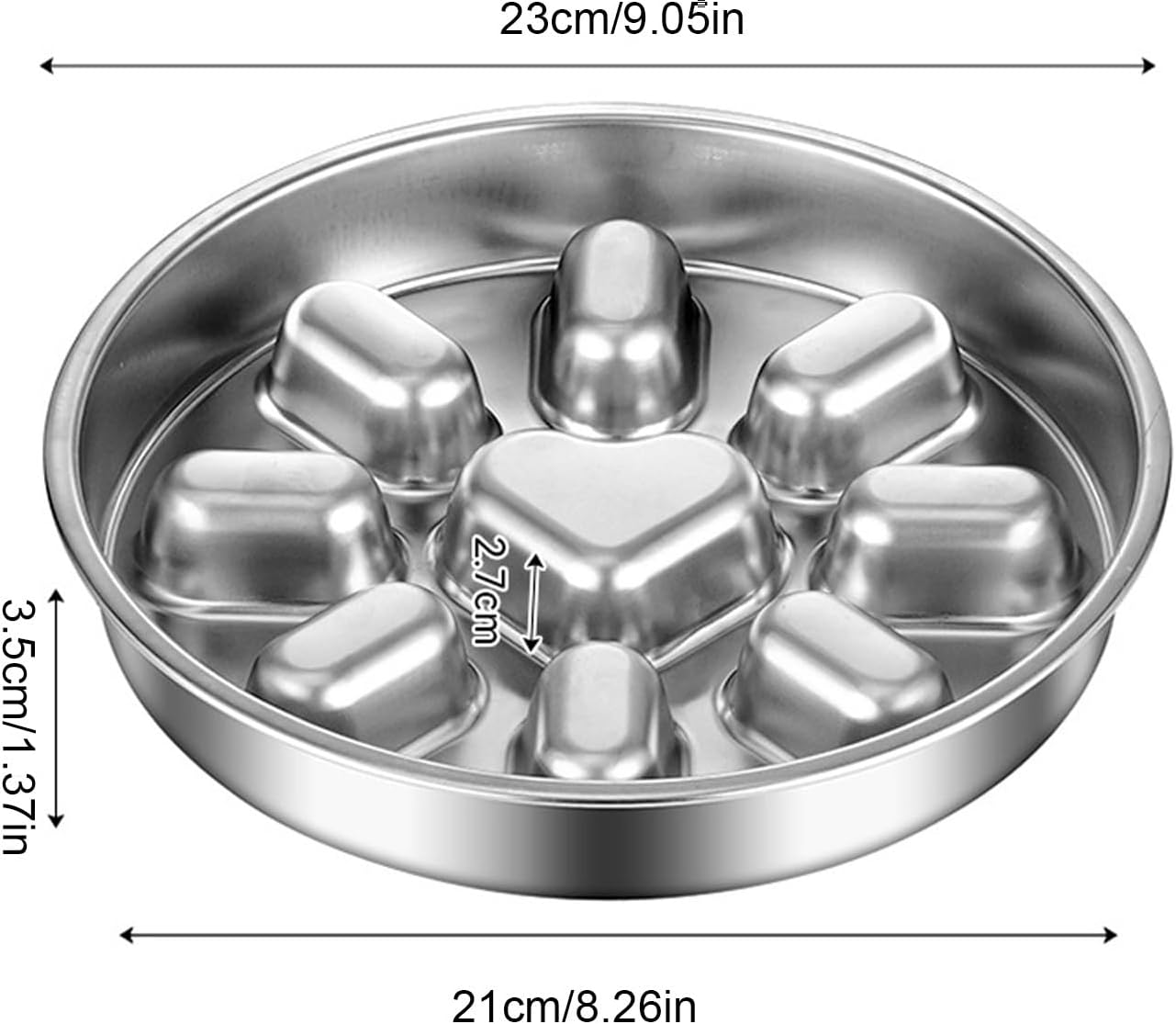Maze Dish - Slow Feeder Dog Bowl for Fast Eater | Anti-Choking Pet Bowl with Non-Slip Base & Obstacle Pattern for Medium Breed, Feeding, Eating, Treat, and Water