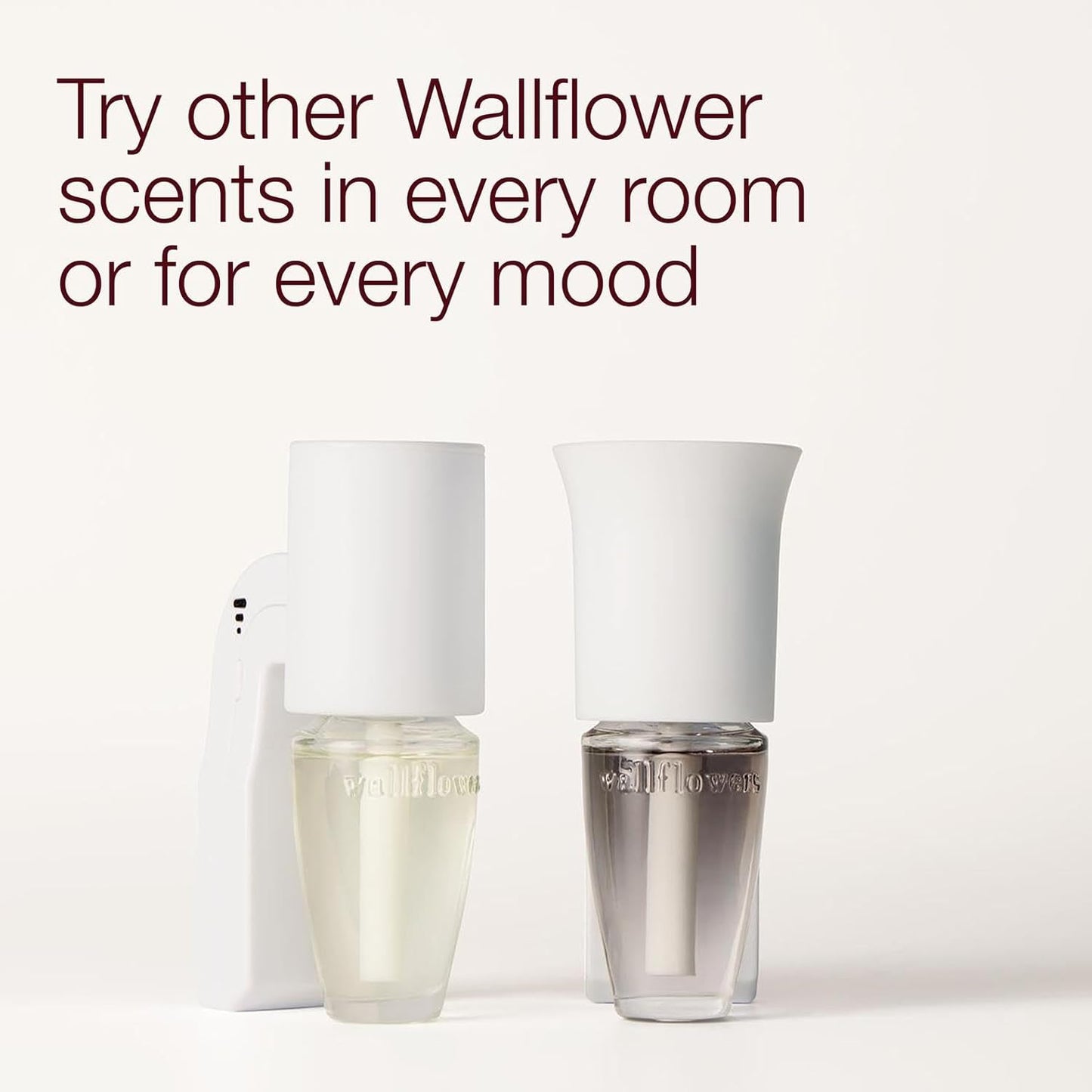 Bath & Body Works Wallflowers Fragrance Plug, White Flare Design, Plug-in Air Freshener Device for Bedrooms, Bathrooms & Living Spaces - 2 Pack