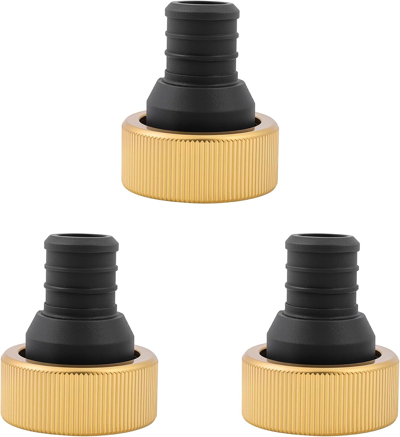 50141 3/4" PEX Crimp Supply Adapter for Viega ManaBloc and MiniBloc 1" Nominal Inlet Ports - 3 Pcs