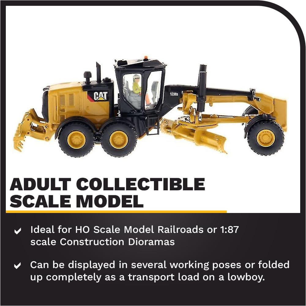 Caterpillar 12M3 Motor Grader HO Series Vehicle, Scale 1:87