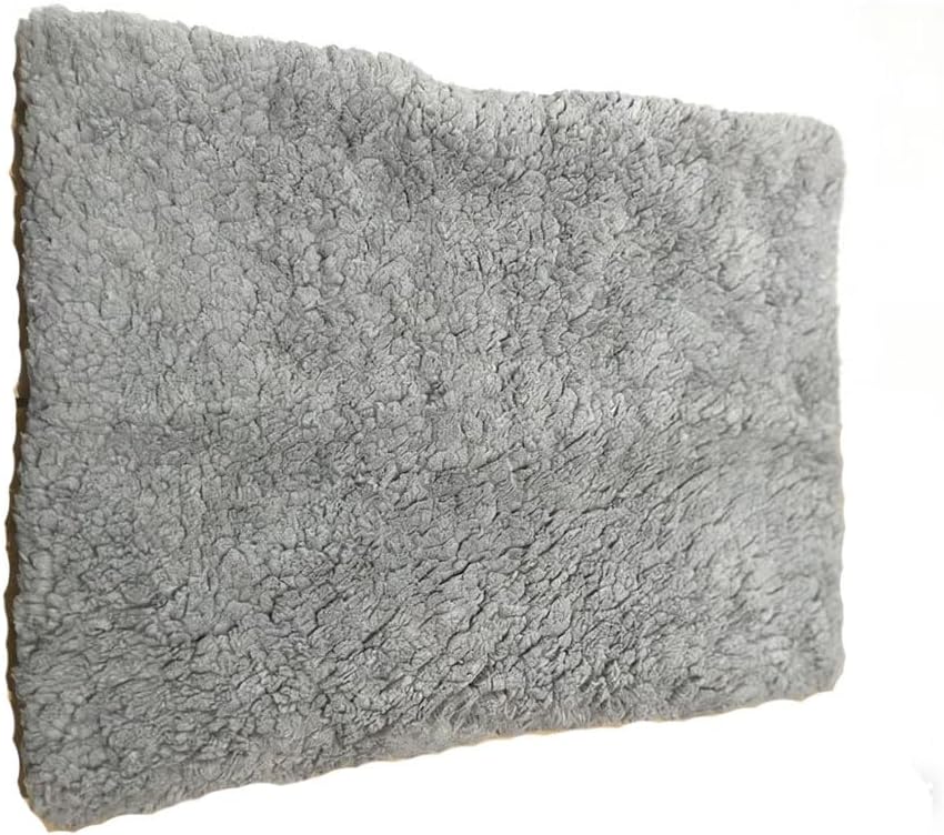 Self-Heating Soft Cat Bed Pet Bed for Cats and Dogs and Washable IndoorOutdoorNonElectric Heating Pad Super Warm Pet Pad WithAntislip Bottom Surface (Light Gray, Small)