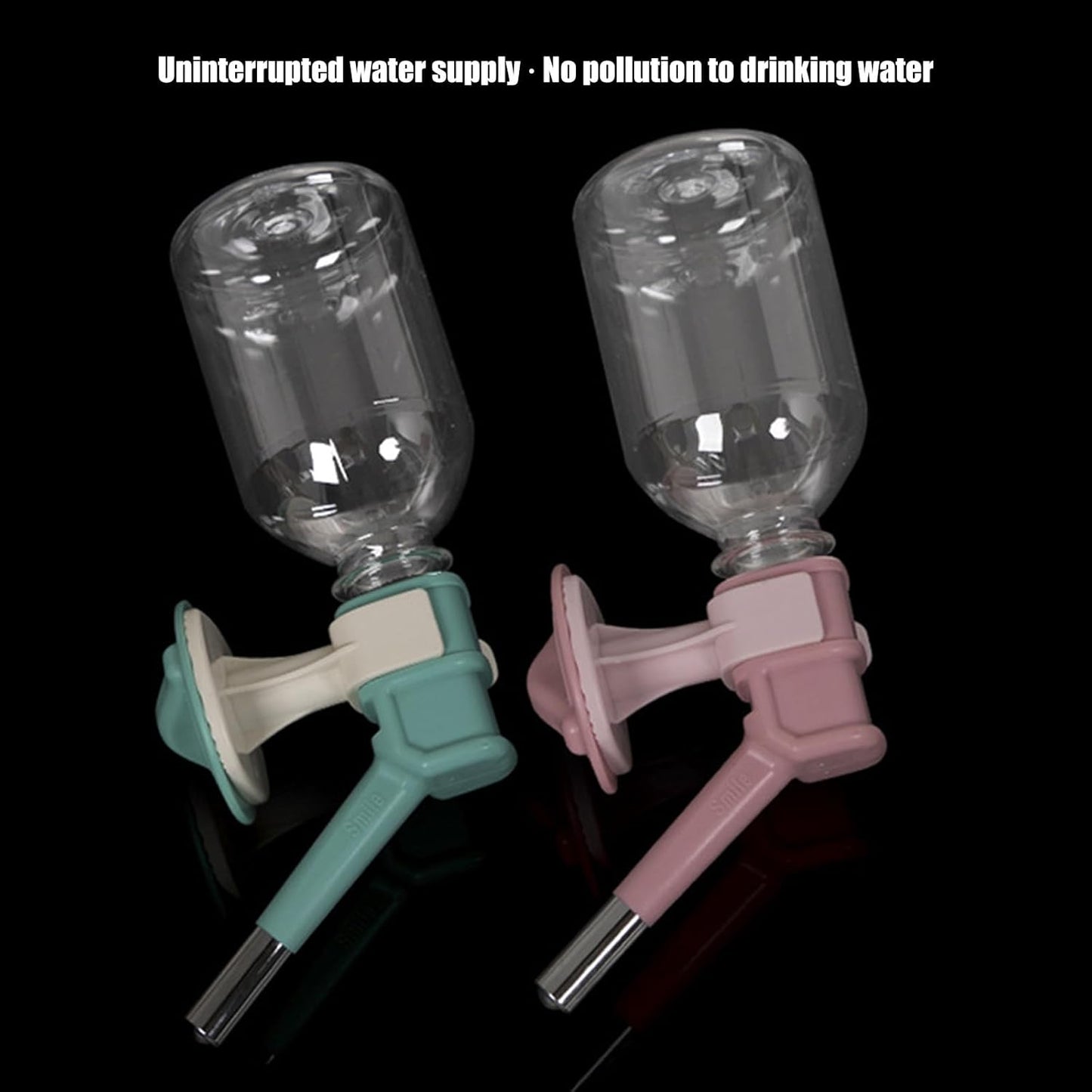 Automatic Flows Control Pet Drinking Fountain with Leakproof Spout Hanging Cage Water Feeder for Small Dog Cats Watering Leakproof Dog Water Dispenser