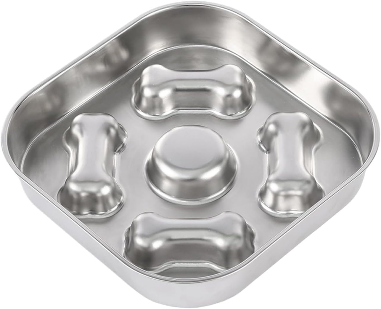 Slow Feeder Dog Dishes,Anti-Choking Non-Slip | Slow Feeder Dog Dishes Large Breed,for Small Medium Large All Breeds Wet Dry Food Indoor Home Outdoor