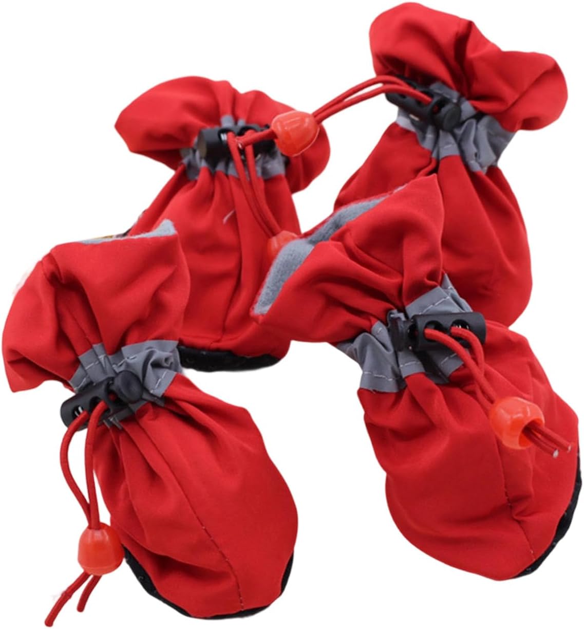 Dog Shoes with Drawstring Closure, All-Season Protective Socks for Small/Large Pets (4Pcs) Dog Socks