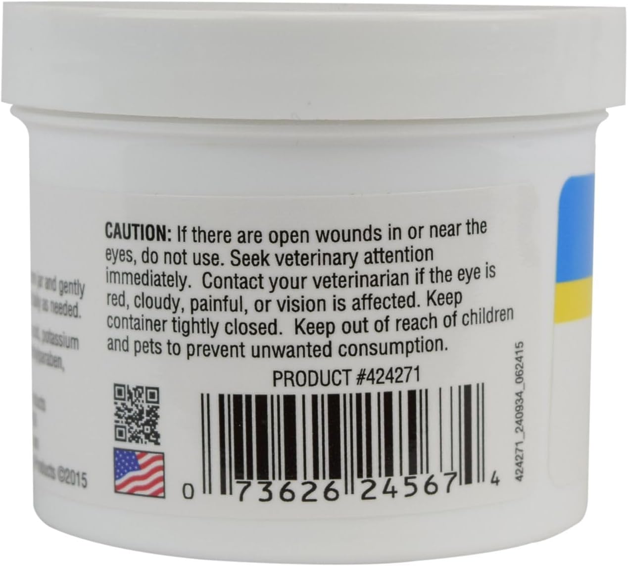 Miracle Care Tear Stain Pads, 90 Single Use Pre-Soaked Pads to Gently Clean and Soothe Dog and Cat Eyes, Non Stinging Formula to Improve Tear Stains and Remove Eye Debris