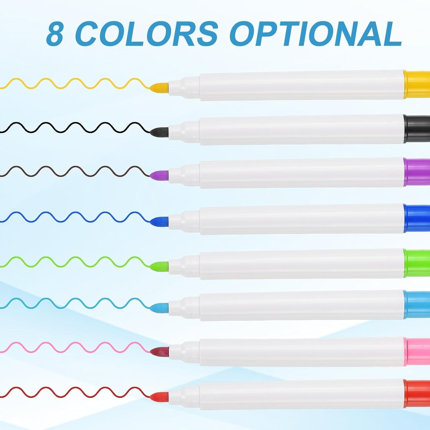 PATIKIL Magnetic Whiteboard Pen, Fine Tip Dry Erase Pink White Board Markers with Eraser Whiteboard Calendar Supplies for Classroom Office, 12 Pcs, 0.5-1mm Tip