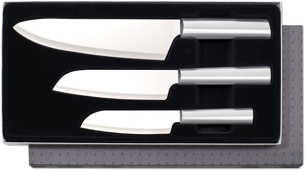Rada Cutlery Chef Select Gift Set (S57), 3-Piece Knife Set, Stainless Steel Blades, Silver Handle