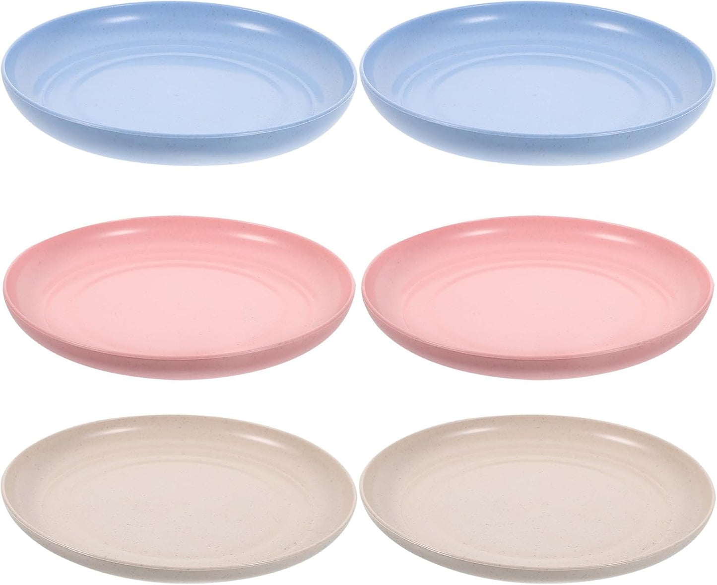 Milisten 6pcs Kitten Food Bowls Shallow Wide Cat Feeding Dishes Whisker-Friendly Plastic Bowls for Small and Short-Legged Cats Indoor Wet and Dry Food Plates