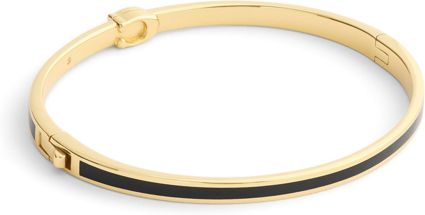COACH Jewelry Women's Signature C Enamel Bangle Bracelet