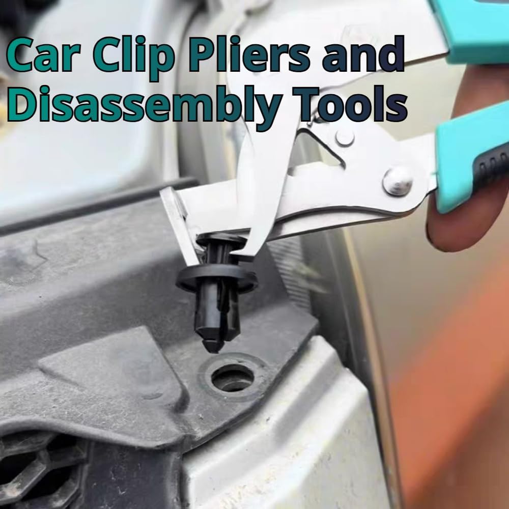 Car Clip Pliers and Disassembly Tools, 2026 New Efficient Multi-Functional Car Clip Remover Tool, Easy to Remove Fasteners, Clips, and Rivets, Open The Panels Effortlessly Without Damage (1*Pc)