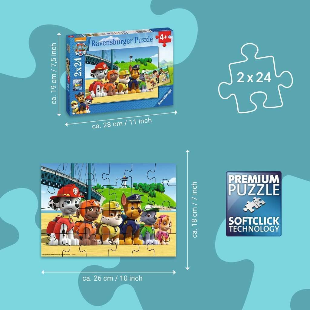 Ravensburger Paw Patrol Jigsaw Puzzle (2 x 24 Piece)