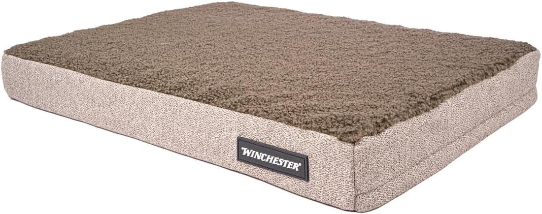 Winchester Pet Orthopedic Dog Bed with Removable Washabe Cover and Non-Slip Bottom, Extra Large