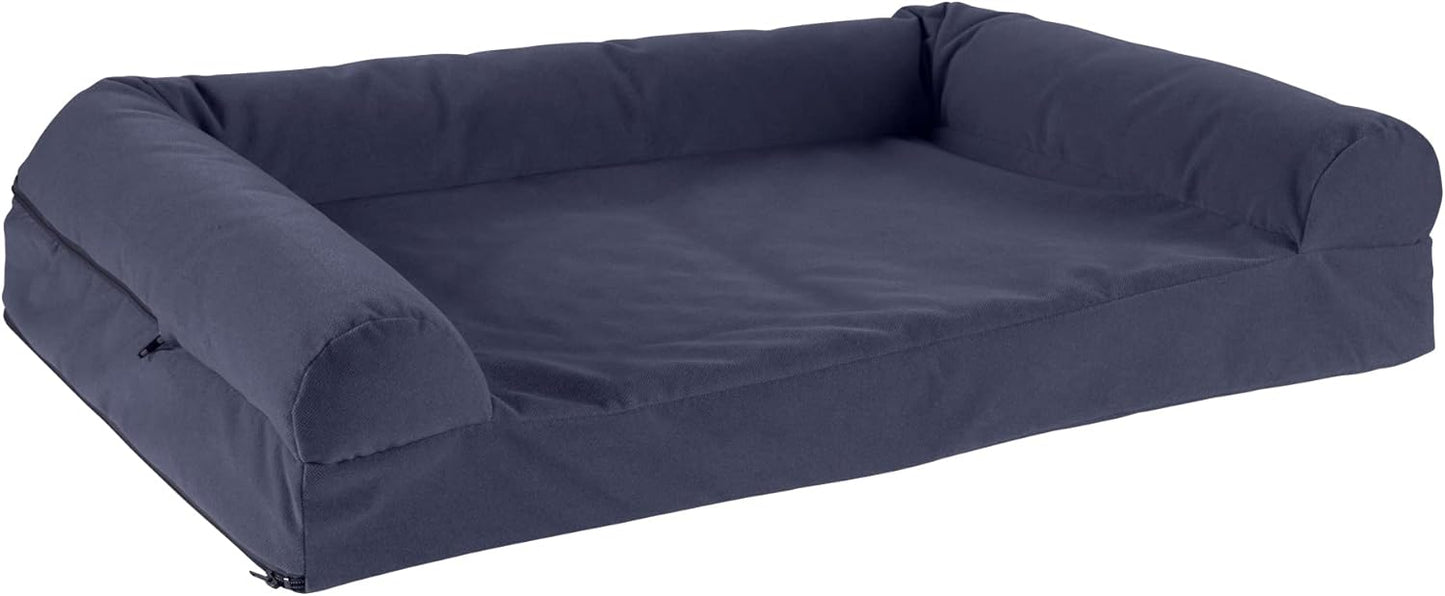 Happy Hounds Luna Sofa Dog Bed, Denim, Large (36" x 24")