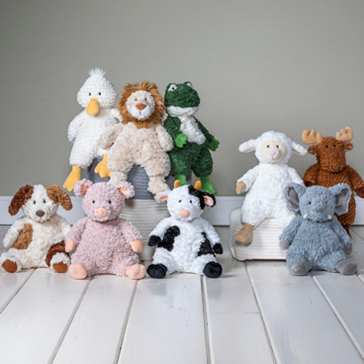 Mary Meyer Stuffed Animal Snuggables Plush Soft Toy, 14-Inches, Dog