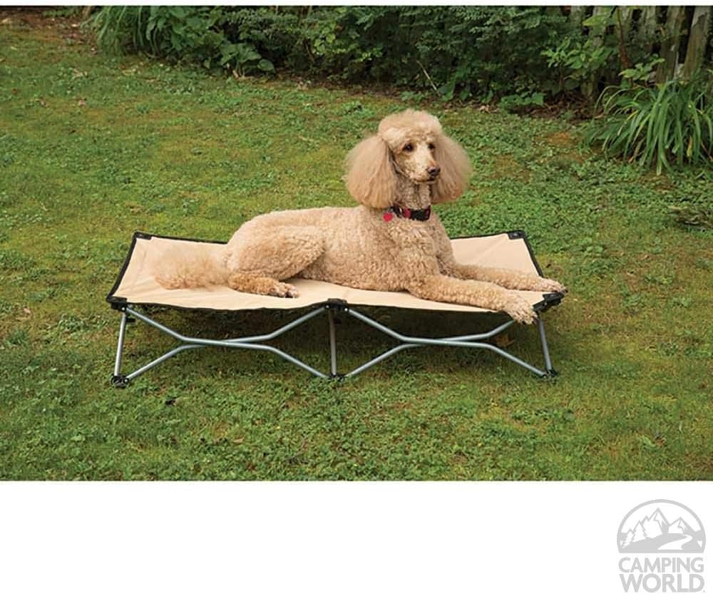 Carlson Pet Products Large Portable Pup Travel Pet Bed, Tan