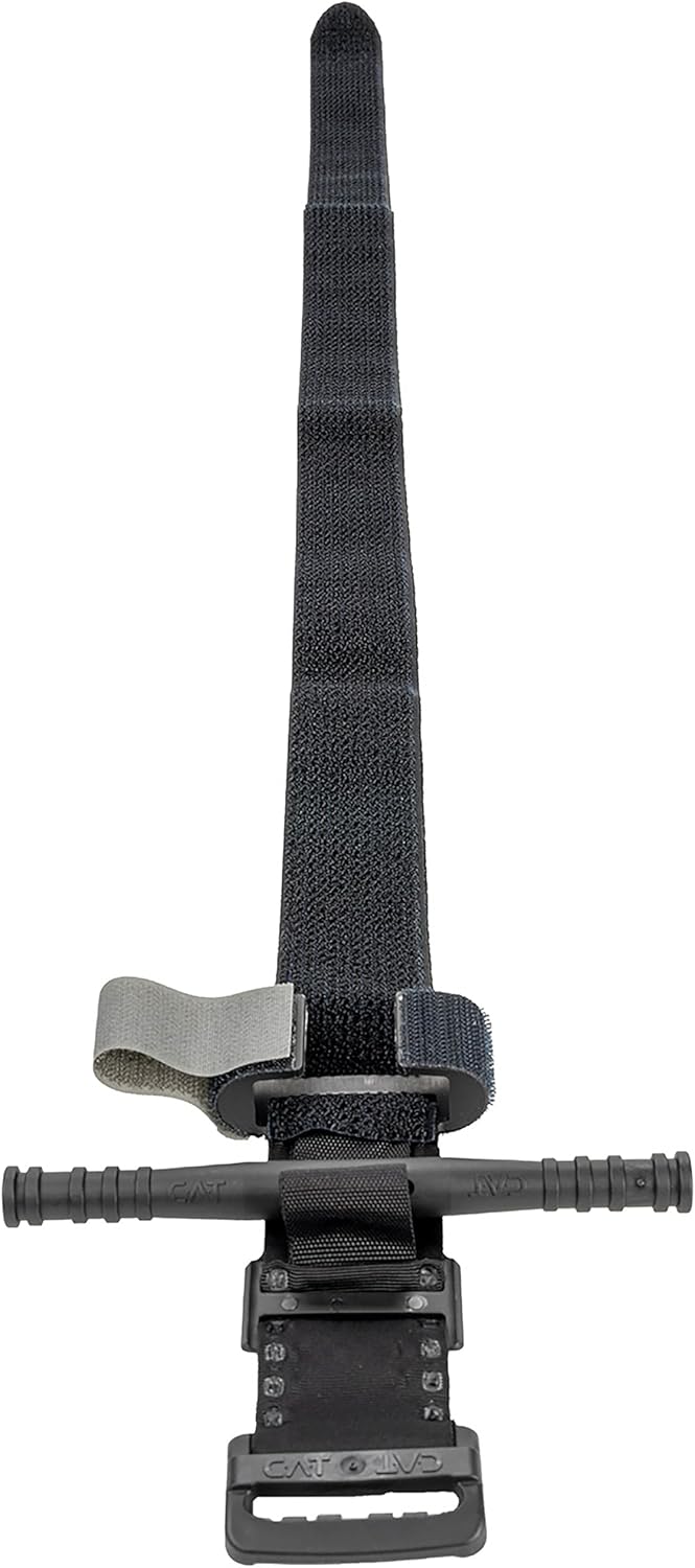 North American Rescue C-A-T Combat Application Tourniquet (Black) NAR Genuine Gen 7 CAT Gray Time-Stamped Military Issued (30-0001)