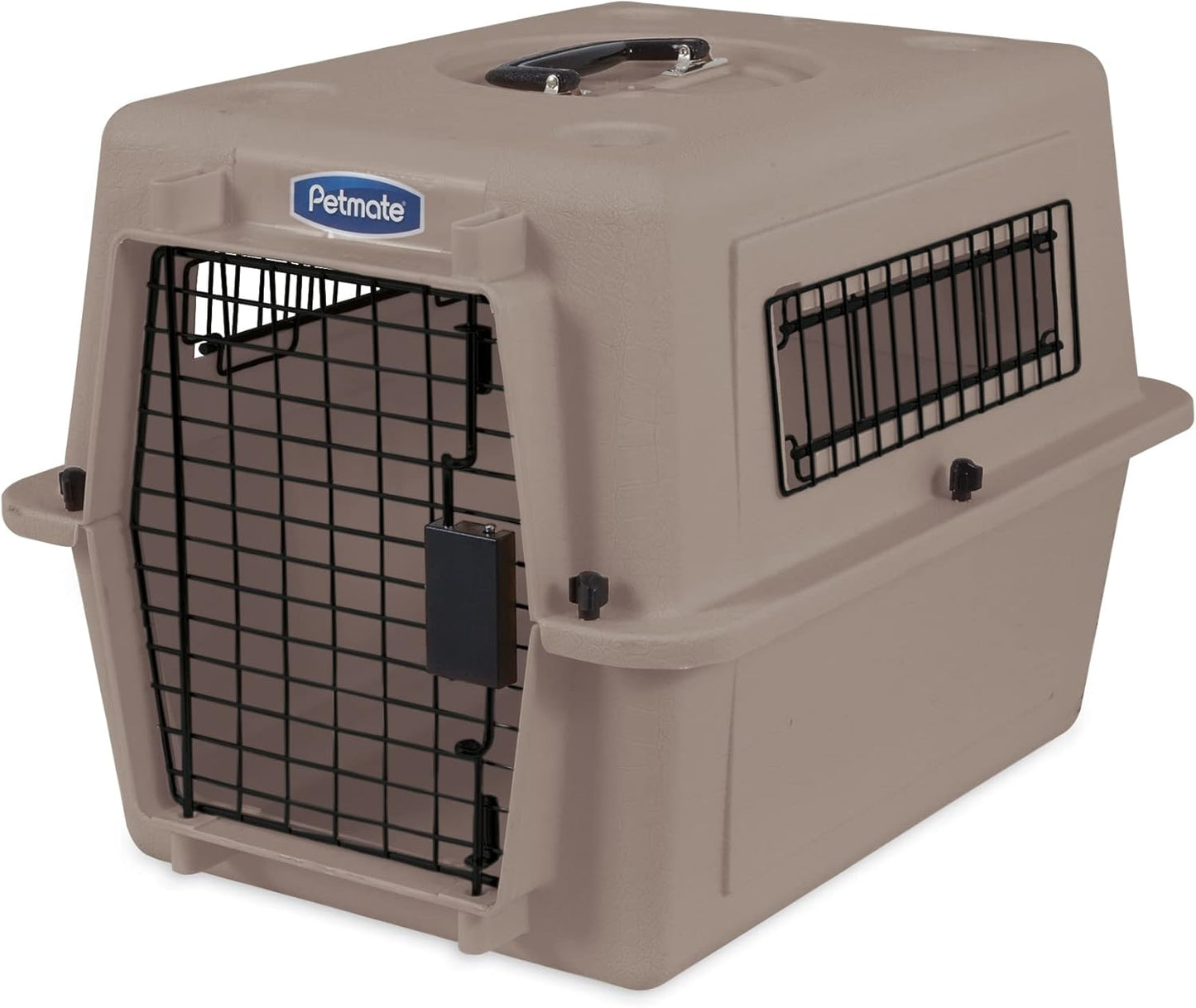 Petmate Ultra Vari Dog Kennel for Small Dogs (Durable, Heavy Duty Dog Travel Crate, Made with Recycled Materials, 21 in. Long) up to 15 lbs, Made in USA