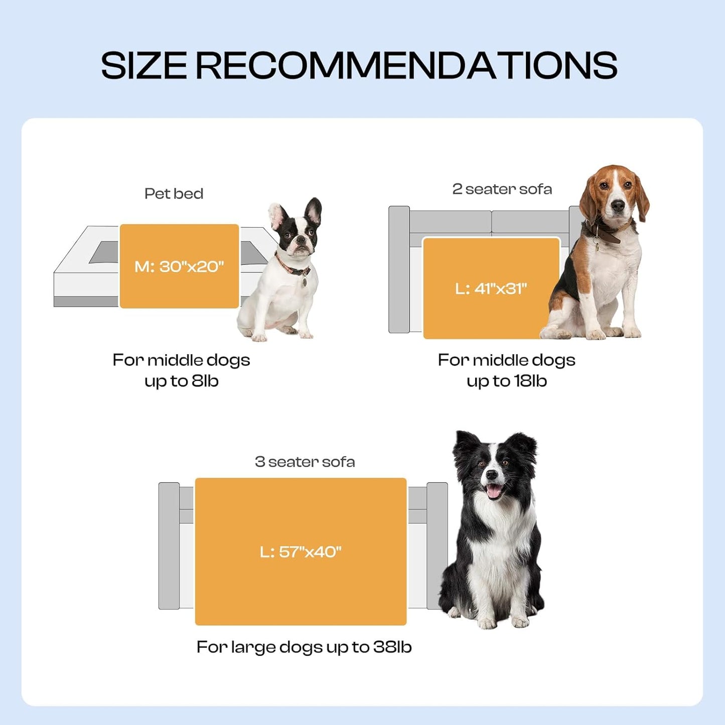 Luciphia Premium Fleece Pet Blanket for Small Medium Dogs Puppy Soft Sherpa Calming Cat Throw Blankets(Beige,41x31 inches)