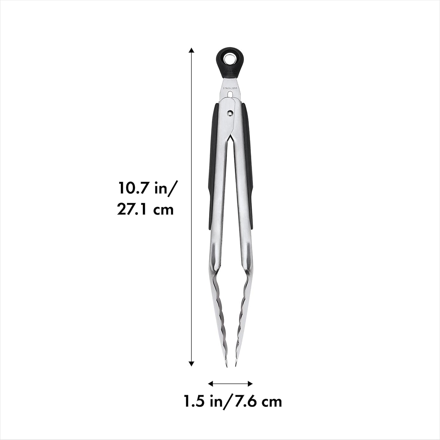 OXO Good Grips 9 Inch Stainless Steel Locking Tongs