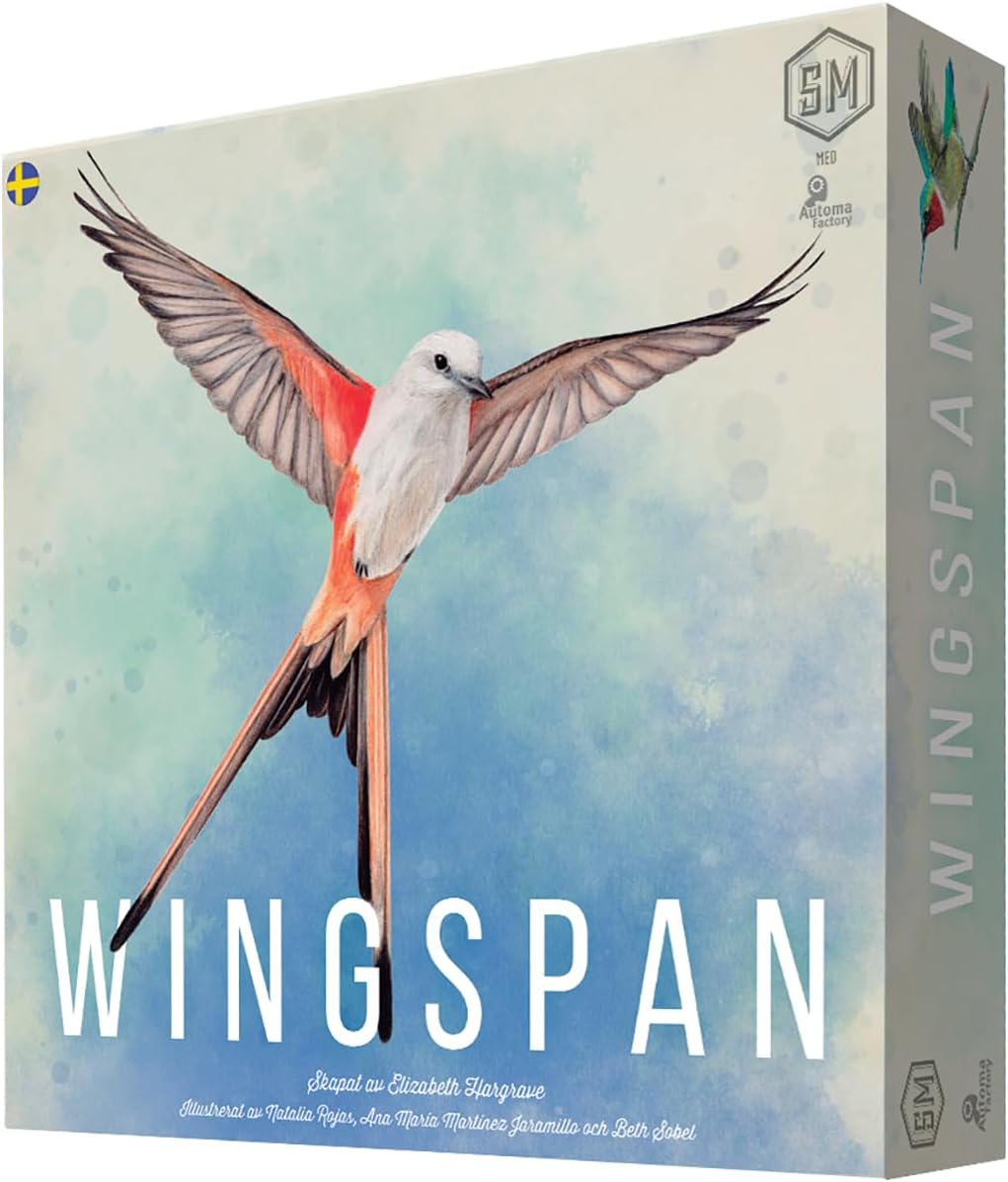 Stonemaier Games: Wingspan (Base Game) by Elizabeth Hargrave | A Relaxing, Award-Winning Strategy Board Game About Collecting Birds for Adults and Family | 1-5 Players, 70 Mins