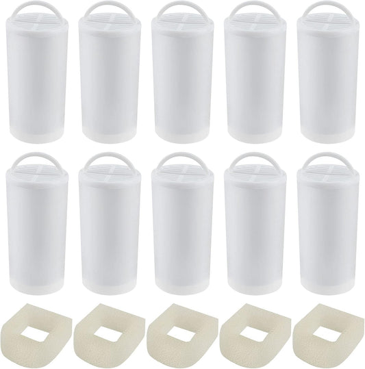 Premium Charcoal and Foam Pre-Filters Replacement for Petsafe Drinkwell Stainless Steel 360 Fountain, Dog and Cat Pet Fountain Filters, 15 Packs
