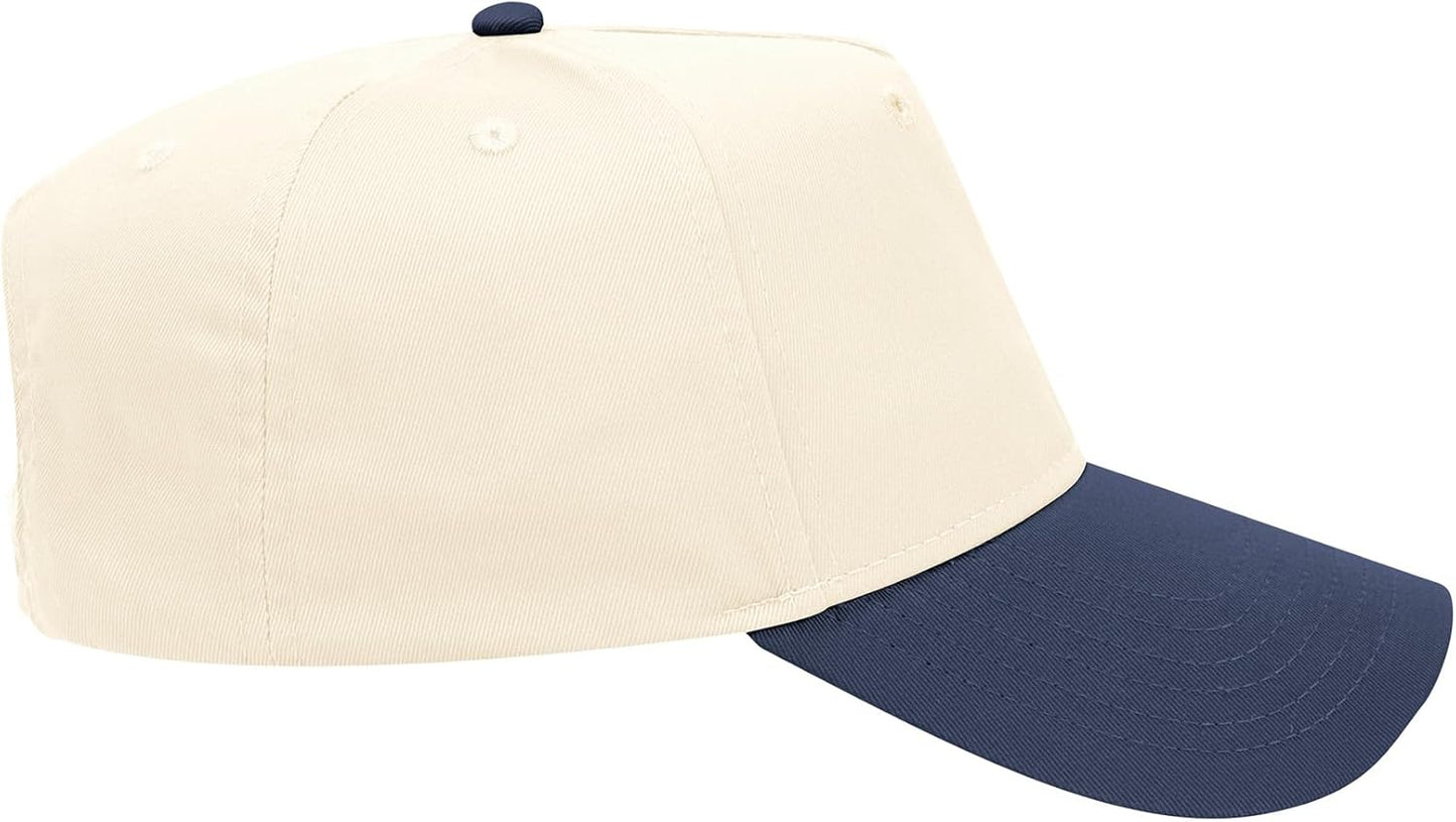 OTTO Cap 5 Panel Mid Profile Baseball Cap OTTO 31-069