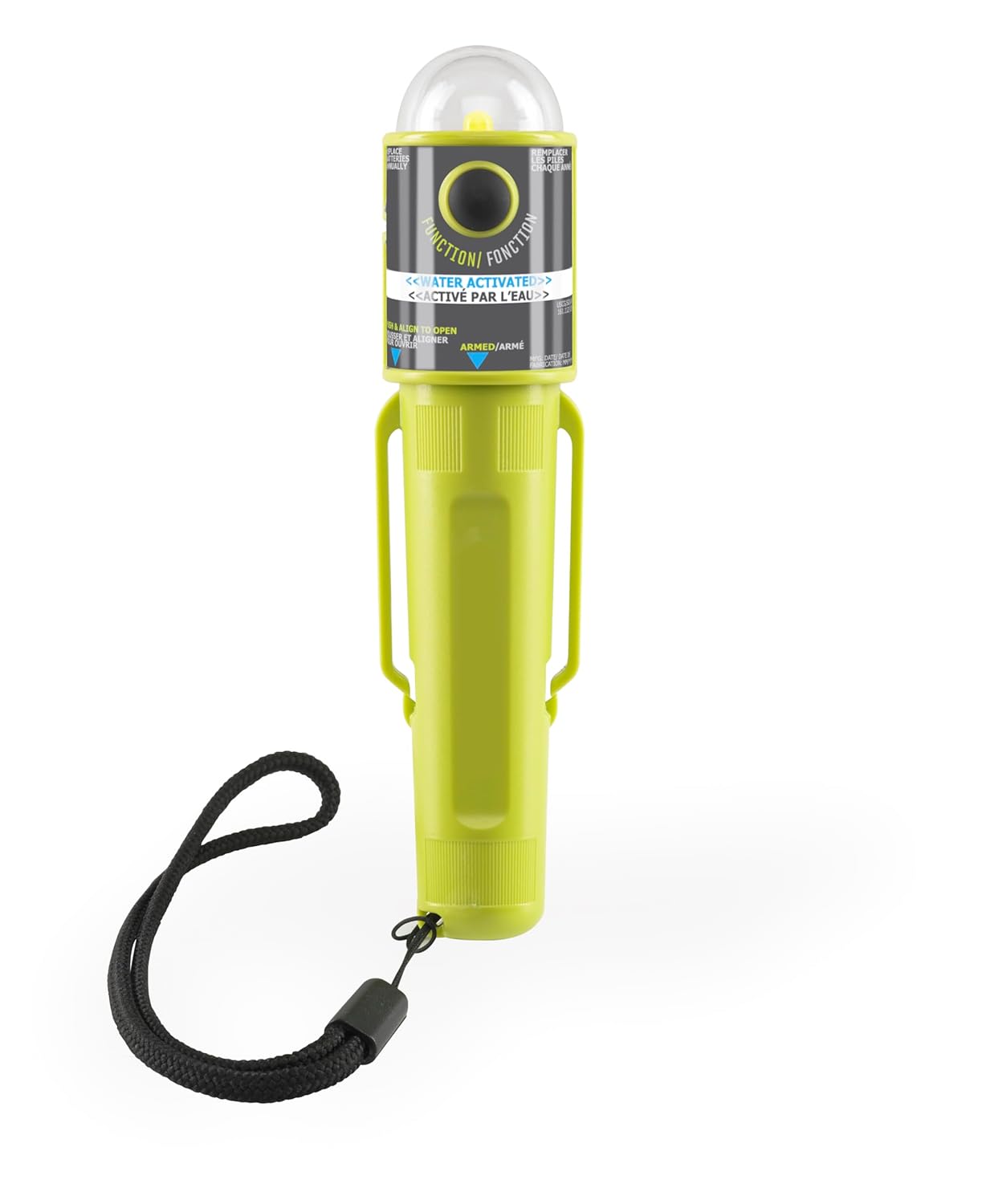 ACR C-Light H2O LED PFD Light, Water-Activated, USCG & SOLAS Approved, Lightweight, Compact, Emergency Safety for Life Jackets & Marine Visibility (No Batteries Required)