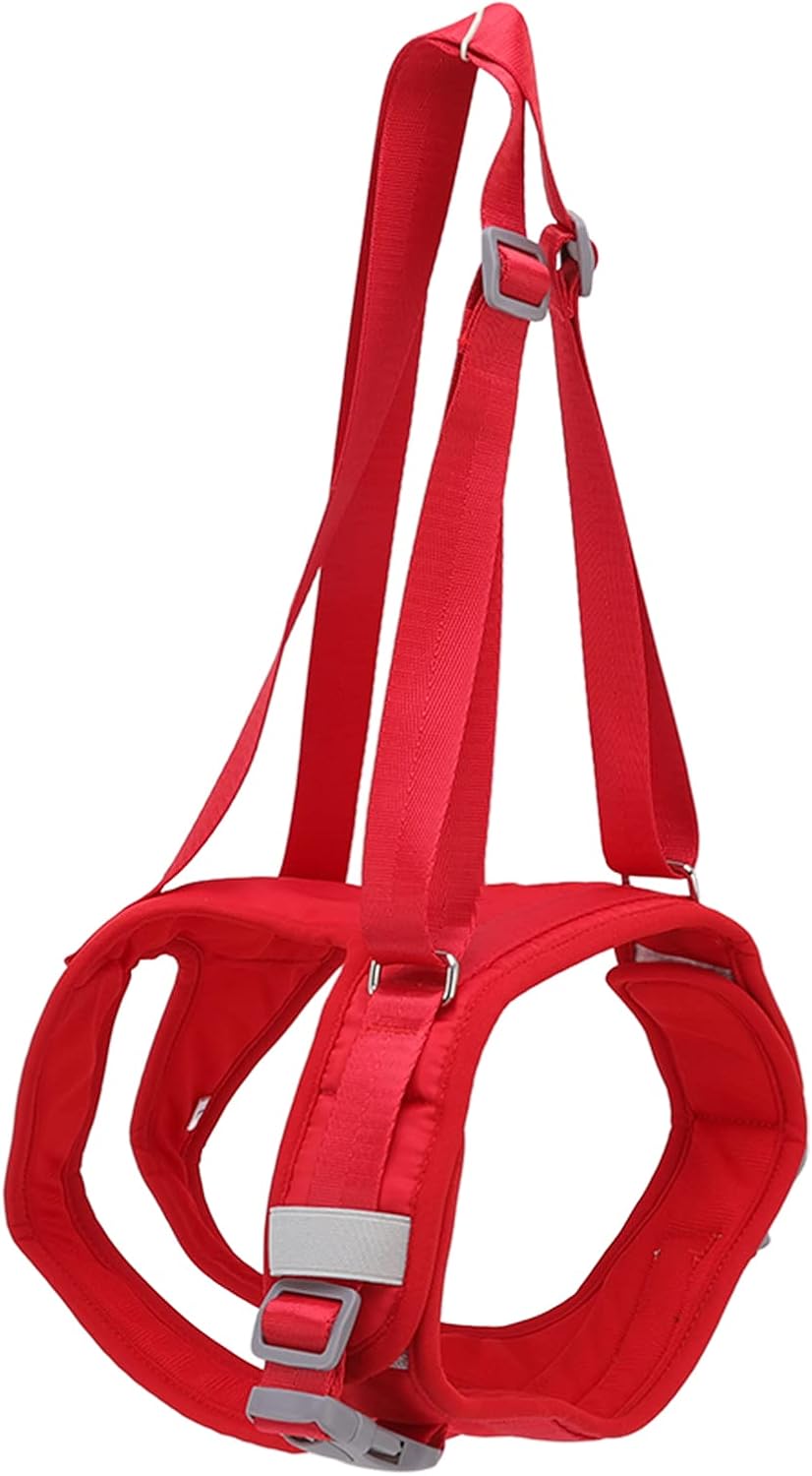 Dog Lift Harness Adjustable Comfortable Pet Rear Support Aid Sling for Small Medium Large Dogs Cats with Arthritis Weakness Post Surgery Fleece Lining (M)